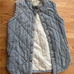 Quilted Blue Vest